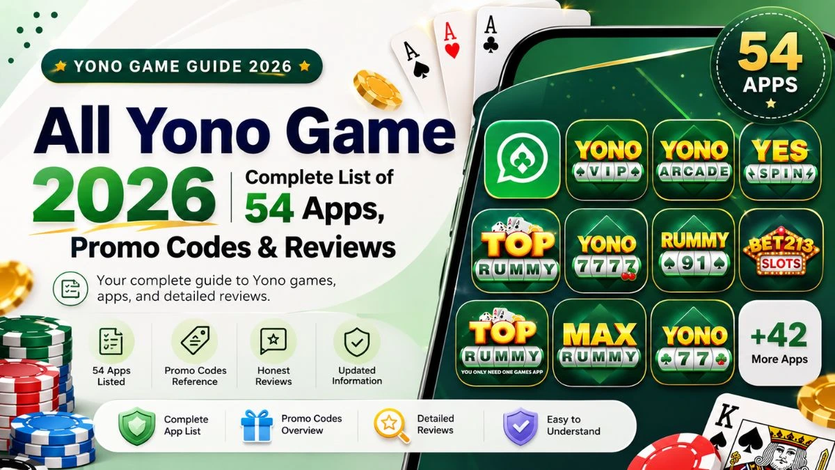 All Yono Games 2026: Complete Guide to 56 Yono Apps in India